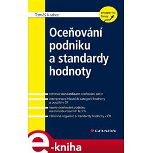 Oceňování podniku a standardy hodnoty - Tomáš Krabec e-kniha