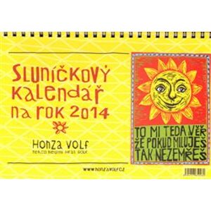 Sluníčkový kalendář 2014 - stolní - Honza Volf