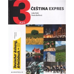 Čeština expres 3 (A2/1) - německy + CD - Lída Holá, Pavla Bořilová