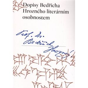 Dopisy Bedřicha Hrozného literárním osobnostem