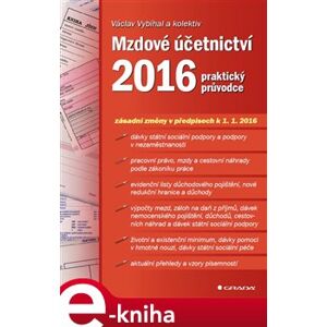 Mzdové účetnictví 2016. praktický průvodce - Václav Vybíhal e-kniha