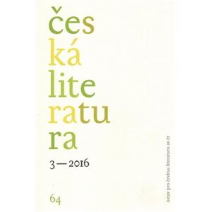 Česká literatura 3/2016