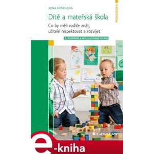 Dítě a mateřská škola. Co by měli rodiče znát, učitelé respektovat a rozvíjet - Soňa Koťátková e-kniha