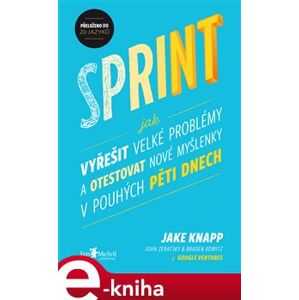 Sprint. Jak vyřešit velké problémy a otestovat nové myšlenky v pouhých pěti dnech - John Zeratsky, Braden Kowitz, Jake Knapp e-kniha