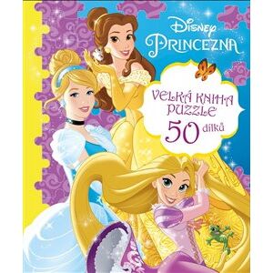Princezna - Velká kniha puzzle. 50 dílků v obrázku - kolektiv