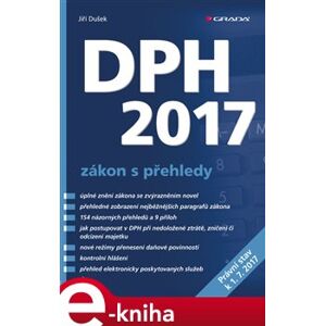 DPH 2017 - zákon s přehledy - Jiří Dušek e-kniha