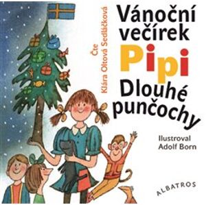 Vánoční večírek Pipi Dlouhé punčochy, CD - Astrid Lindgrenová