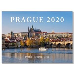 Kalendář 2020 nástěnný na šířku - Prague