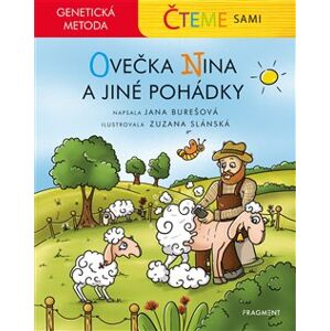 Čteme sami – genetická metoda - Ovečka Nina a jiné pohádky - Jana Burešová
