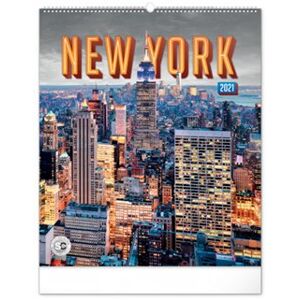 Nástěnný kalendář New York 2021, 48 × 56 cm