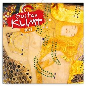 Poznámkový kalendář Gustav Klimt 2021, 30 × 30 cm