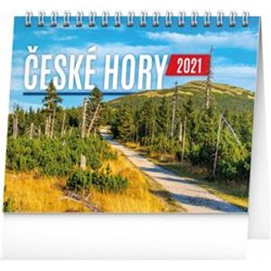 Stolní kalendář České hory 2021, 16,5 × 13 cm