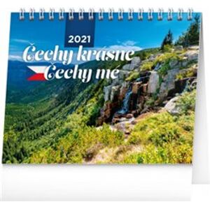 Stolní kalendář Čechy krásné, Čechy mé 2021, 16,5 × 13 cm