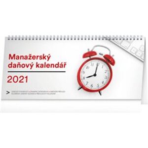 Stolní kalendář Manažerský daňový 2021, 33 × 14,5 cm