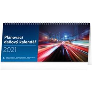 Stolní kalendář Plánovací daňový 2021, 33 × 14,5 cm