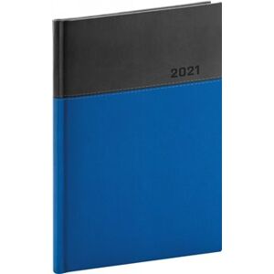 Denní diář Dado 2021, modročerný, 15 × 21 cm