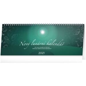 Stolní kalendář Nový lunární kalendář 2021, 33 × 12,5 cm