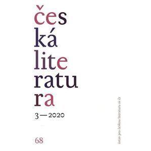 Česká literatura 3/2020