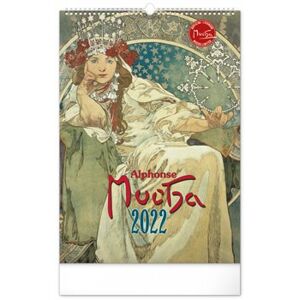 Nástěnný kalendář Alfons Mucha 2022