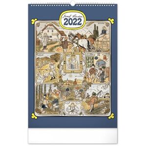 Nástěnný kalendář Josef Lada - Měsíce 2022