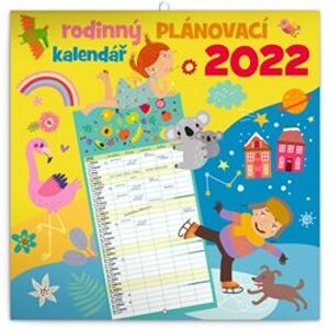 Rodinný plánovací kalendář 2022