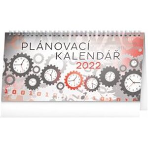 Stolní kalendář Plánovací 2022, 25 x 12,5 cm