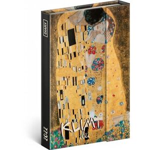 Týdenní magnetický diář Gustav Klimt 2022, 11 x 16 cm