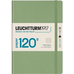 Zápisník Leuchtturm Sage, 120g Notebook Edition, Medium, linkovaný