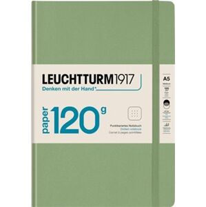 Zápisník Leuchtturm Sage, 120g Notebook Edition, Medium, tečkovaný A5