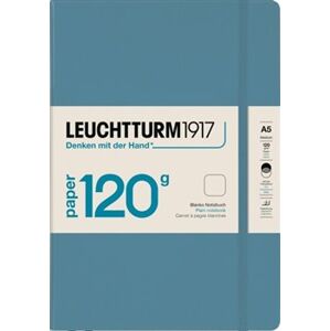 Zápisník Leuchtturm Nordic Blue, 120g Notebook Edition, Medium, 203 p., plain