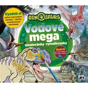 Vodové mega omalovánky, vymaľovanky - Dinosaurs