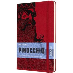 Pinocchio Zápisník Moleskine čistý L Mangiafoco
