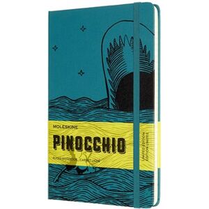 Pinocchio Zápisník Moleskine linkovaný L The Dogfish