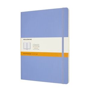 Zápisník Moleskine měkký linkovaný sv. modrý XL