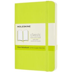 Zápisník Moleskine měkký čistý žlutozelený S