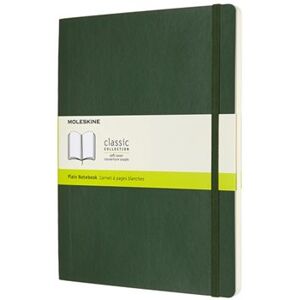 Zápisník Moleskine měkký čistý zelený XL