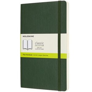 Zápisník Moleskine měkký čistý zelený L