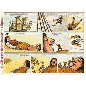 Gulliverova dobrodružství v Liliputu - Rudolf Baudis, Jonathan Swift