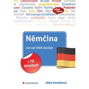 Němčina více než 4000 slovíček. v 70 tématech - Jitka Koubková