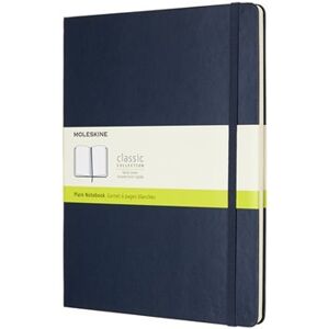 Moleskine zápisník tvrdý čistý - modrý XL