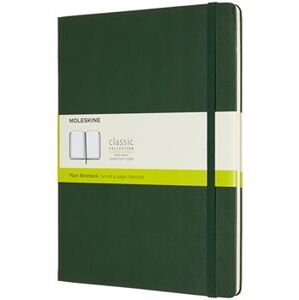 Moleskine zápisník tvrdý, čistý - zelený XL