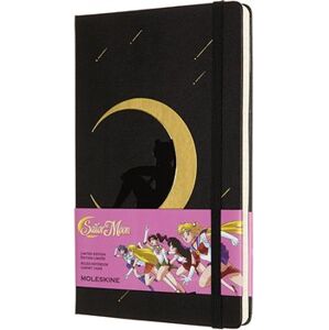 Moleskine Sailor Moon zápisník linkovaný, L- Moon