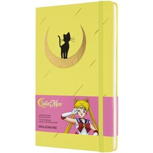 Moleskine Sailor Moon zápisník čistý, L- Luna Cat