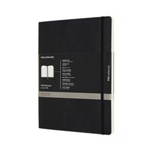 Moleskine Professional diář-zápisník měkký černý XL