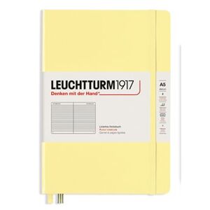 Stylový zápisník Leuchtturm v pevné vazbě formátu A5 Vanilla, Medium (A5), 251 p., linkovaný