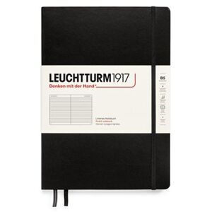 Stylový zápisník Leuchtturm Black,Composition (B5), 219 p., linkovaný