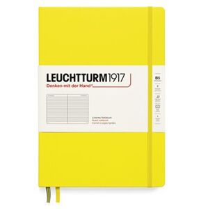 Stylový zápisník Leuchtturm Lemon, Composition (B5), 219 p., linkovaný