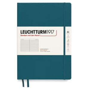 Stylový zápisník Leuchtturm Pacific Green, Composition (B5), 219 p., linkovaný