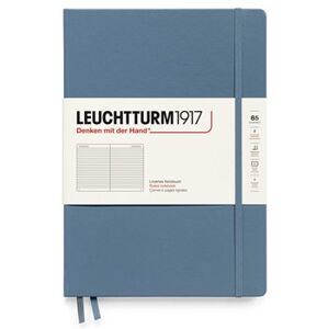 Stylový zápisník Leuchtturm Stone Blue, Composition (B5), 219 p., linkovaný