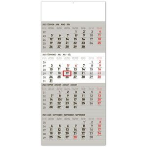 Nástěnný kalendář 4měsíční standard 2023
